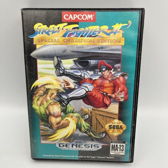 Street Fighter II': Special Champion Edition (Sega Genesis, 1993) With Box - Picture 1 of 10